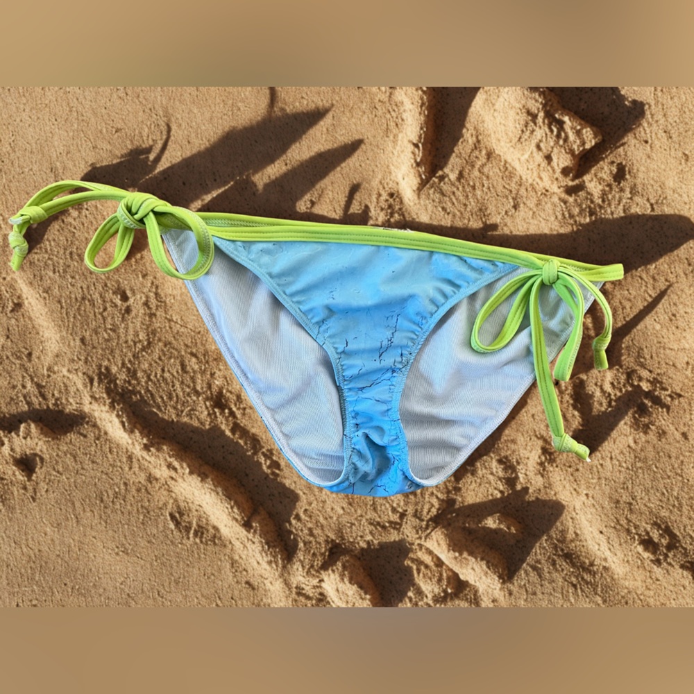 Brand - New: Triangle Bikini Set with Lime πβπ© Green Strapes - Picture 3 of 10